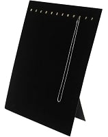 Chain Board 12 Hooks Black Velvet