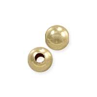 Round Bead 3.9mm 14k Yellow Gold (1-Pc)