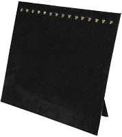 Chain Board 15 Hooks Black Velvet