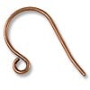 Ear Wire Shepherds Hook Antique Copper Plated (10-Pcs)