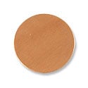 Copper Round 24 Gauge Blank 1/2 Inch