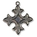 Fleur de Lis Charm 18mm Gunmetal Plated (20-Pc)