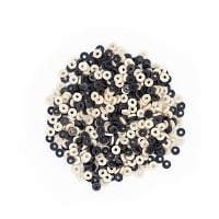 Heishi Beads 3mm Black/White (35