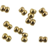 Rondelle Heishi 4x3mm Bright Brass (10-Pcs)