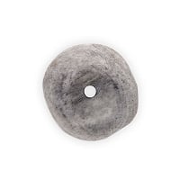 Bone Saucer Bead 19x6mm Grey (1-Pc)