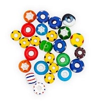 Christmas Beads 6-8mm (20 Gram Bag)