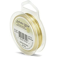 Artistic Wire 26ga Tarnish Resistant Brass (30 Yards)