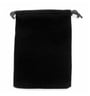 Anti-Tarnish Black Drawstring Velvet Pouch 4x5