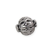 Bali Style Round Bead 6mm Pewter (10-Pcs)