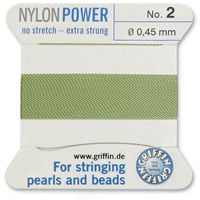 #2 Jade Griffin Nylon Bead Cord (2 Meters)