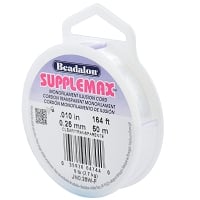 .25mm Clear SuppleMax Bead Illusion Cord (50 Meters)