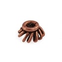 Designer Bead Cap 7x3.5mm Copper (10-Pcs)