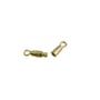 Torpedo 17mm x 3mm Clasp Gold Plated (10-Pcs)