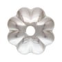 Flower Bead Cap 5mm Sterling Silver