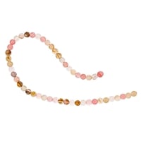 VALUED Fire Cherry Quartz Round Beads 6mm Synthetic (Strand)