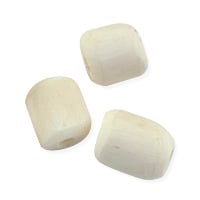 Bone Bead 9x10mm White (1-Pc)