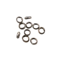 Heishi Disc Beads 4mm Antique Nickel Silver (10-Pcs)