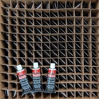 Wholesale Factory Case of 144 Tubes - AMACO Rub 'n Buff Ebony 15ml Tube Wax Metallic Finish