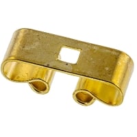 Rectangular Bolo Slide 18x9mm Gold Color (1-Pc)