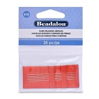 English Beading Needles Hard Size #10 (25-Pcs)