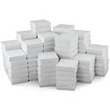 White Swirl Cotton Filled Jewelry Box #33 (Case of 100)