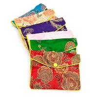 Assorted Silky Zipper Pouches 3-1/2x4-1/2 (12-Pcs)