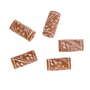 Terra Cotta Clay Bead 22.5x11mm Tube (5-Pcs)