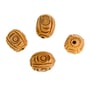 Terra Cotta Clay Bead 22x18mm Tube (4-Pcs)