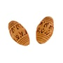 Terra Cotta Clay Bead 33x18.5mm Tube Bead (2-Pcs)