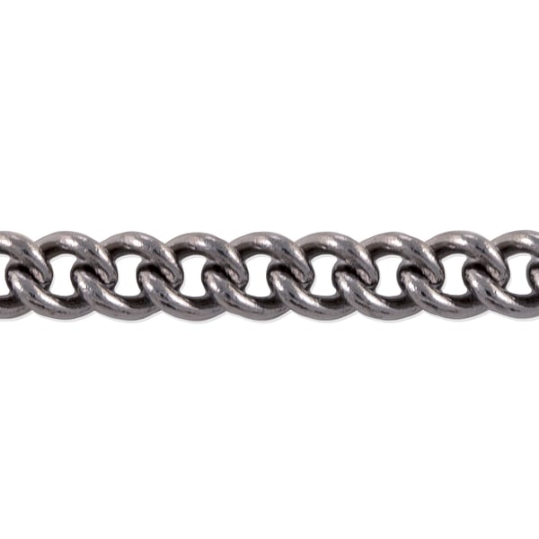 Curb Chain 4x3mm Surgical Stainless Steel (Priced per Foot)