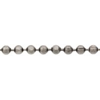 Diamond Cut Ball Chain 1.5mm Antique Silver Plated (Priced per Foot)