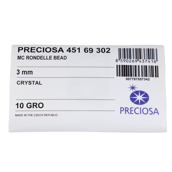 Preciosa Crystal Bicone Bead 3mm (Factory Pack of 1,440)