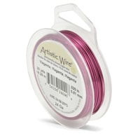 Artistic Wire 24ga Magenta (20 Yards)