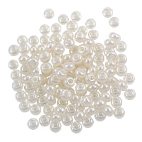 Preciosa Czech Seed Bead 6/0 Pearl White (10 Grams)