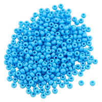 Preciosa Czech Seed Bead 8/0 Light Blue Turquoise (10 Grams)