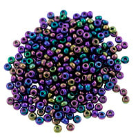 Preciosa Czech Seed Beads 8/0 Purple Iris (10 Grams)