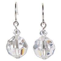 Crystal Round Earrings