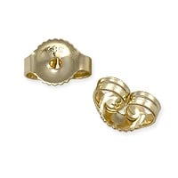 Earring Backs Medium Weight 14k Yellow Gold (Pair)