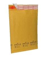 #0 Kraft Paper Bubble Mailers 6-1/4