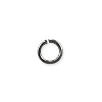 Open Round Jump Ring 4.5mm Gun Metal Plated (100-Pcs)