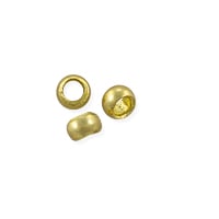 Crimp Bead 2x3mm Gold Plated (10-Pcs)