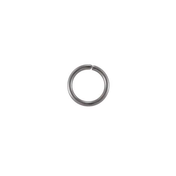 Open Jump Ring 8mm Surgical Stainless Steel (50-Pcs)