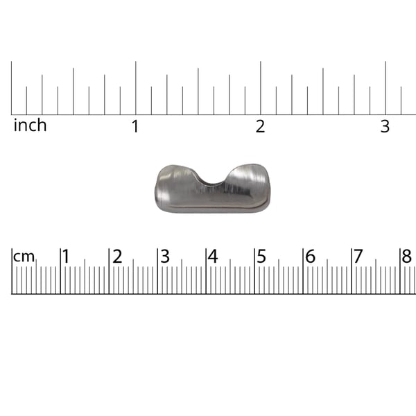 Ball Chain Connector 8mm Surgical Stainless Steel (1-Pc)