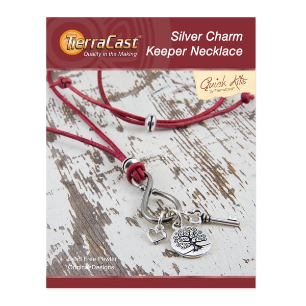 TierraCast Silver Charm Keeper Necklace