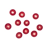 Kenya Glass Padre Bead 9mm Red (10-Pcs)