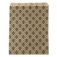 Gift Bag Damask Print 8x11 (100-Pcs)