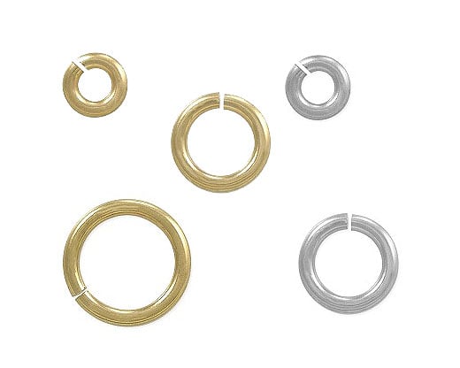 14 Karat Gold Jump Rings