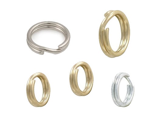 14 Karat Gold Split Rings