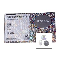 Preciosa Crystal VIVA12 Hotfix Rhinestone 3mm (SS12) Crystal AB  (Factory Pack of 1440)