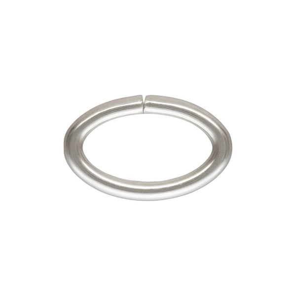 3x4.6mm Sterling Silver Oval Open Jump Ring (1-Pc)